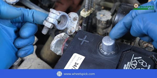 Corrosion In car Battery Terminals;