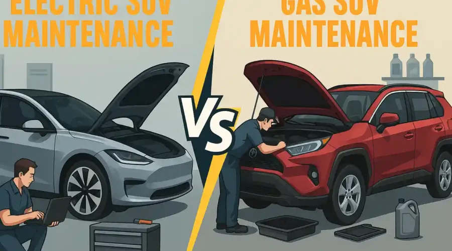 Electric SUV Maintenance vs Gas SUV
